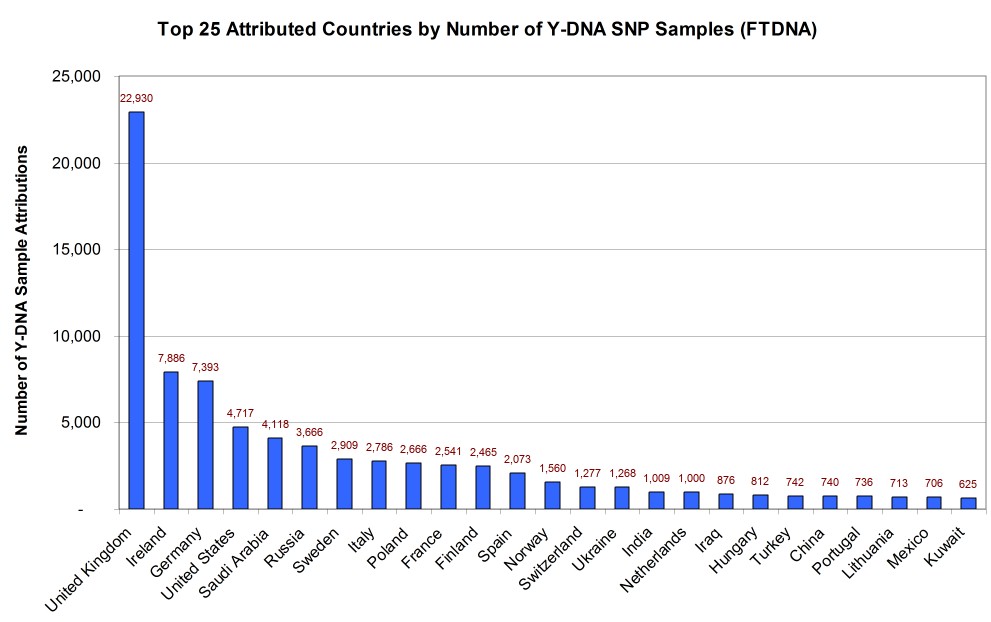 Y-DNA SNP Database Characterization (FTDNA February 2019)