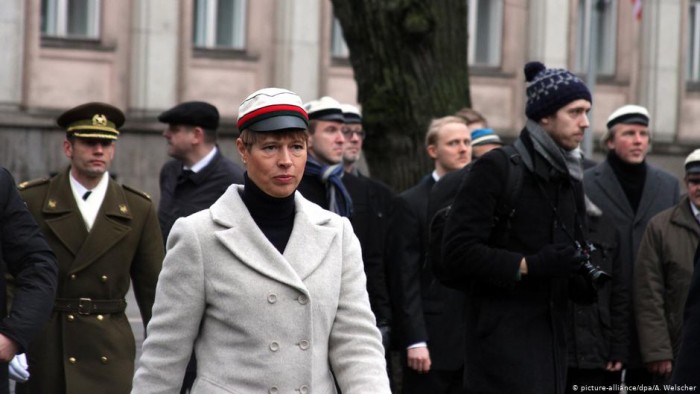 Президент Эстонии Керсти Кальюлайд в Тарту