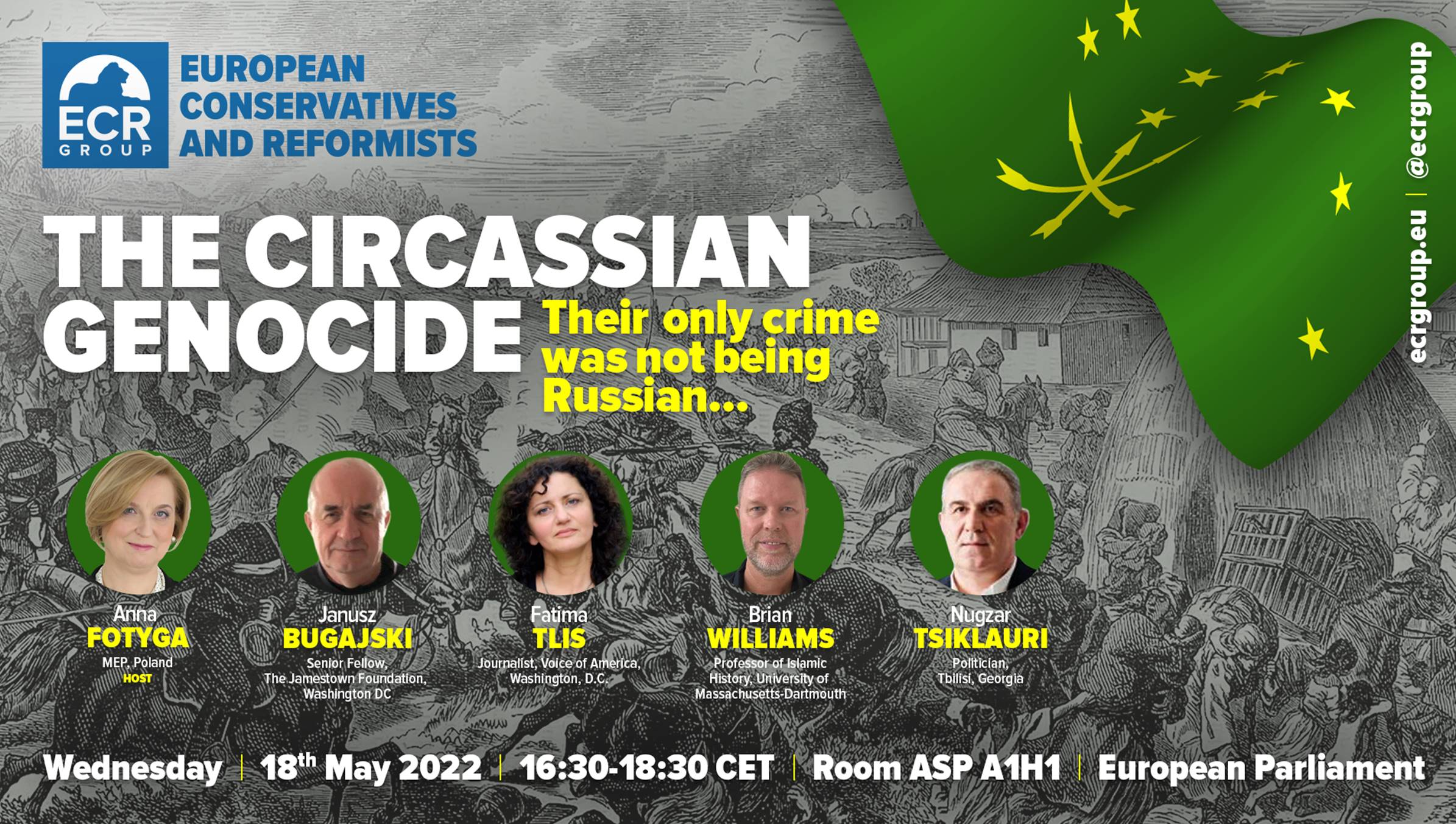 Their Only Crime Was Not Being Russians. The Circassian Genocide, Wednesday, 18th May 2022
