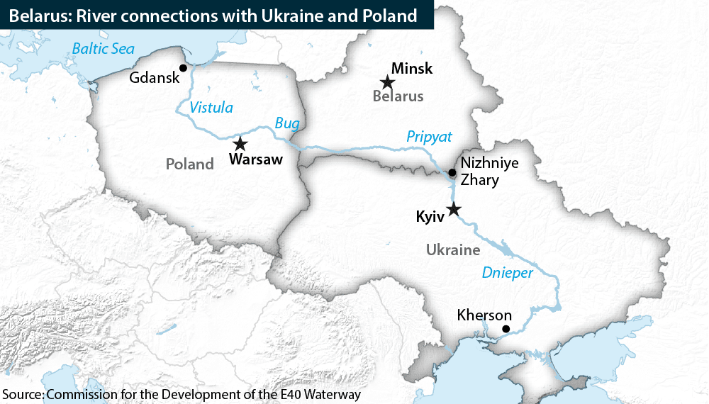 Plans for Waterway From Baltic to Black Sea via Ukraine, Belarus and Poland Advance